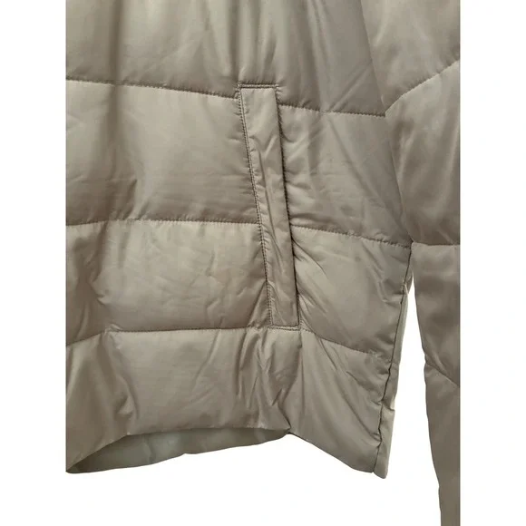 NEW! MENS NAVY YARD BEIGE QUILTED LIGHTWEIGHT JACKET. COLOR KHAKI SIZE X-LARGE - Picture 7 of 9